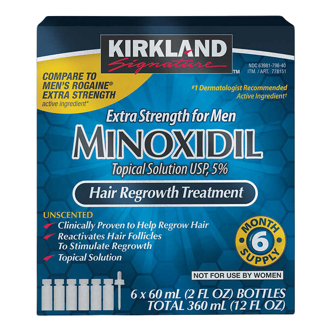 Kirkland Liquid for Men - 6 Month Supply