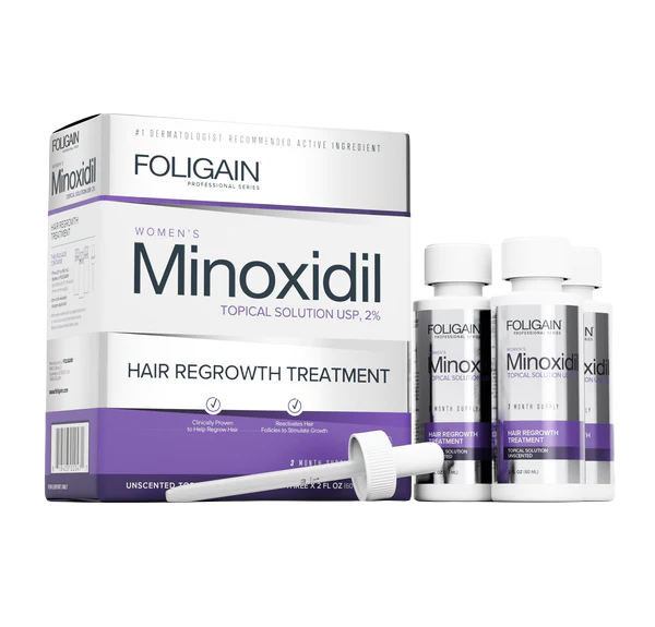 Foligain Liquid For Hair Growth - 36 Month Supply - (Liquid) - 12 Pack