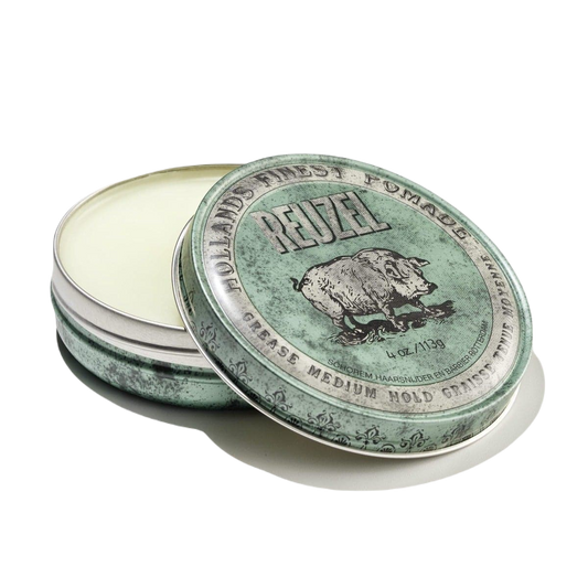 Reuzel Green Pomade Grease - 4oz/113g - 12 Pack