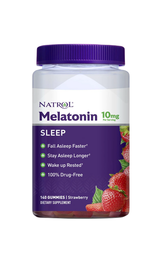 Natrol Melatonin 10mg Gummy-140 Strawberry / Gummy - 12 Pack