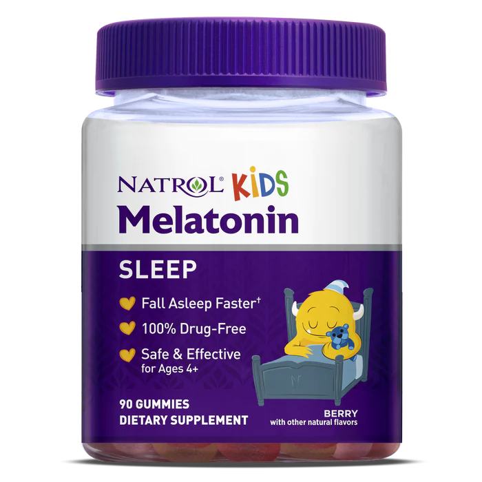 Natrol Kids Melatonin 1mg Gummy-90 1 mg Berry / Gummy - 12 Pack