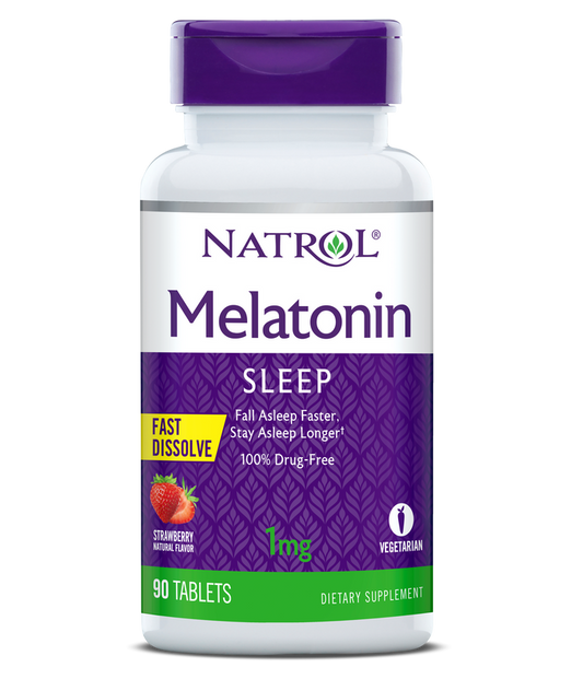 Natrol Kids Melatonin 1mg FD Tab-40 1 mg Strawberry / FD - 12 Pack