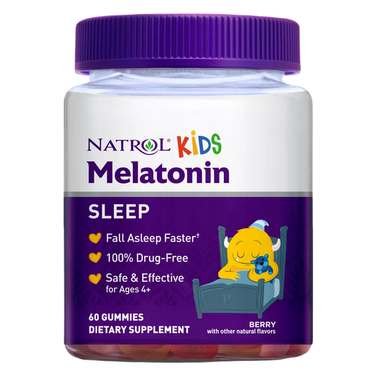 Natrol Kids Melatonin 1mg Gummy-60 1 mg Berry / Gummy - 12 Pack